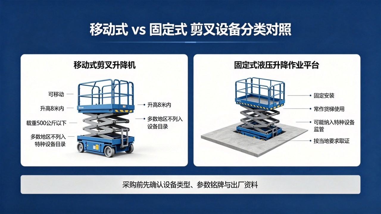 移动式 vs 固定式剪叉设备分类对照.jpg